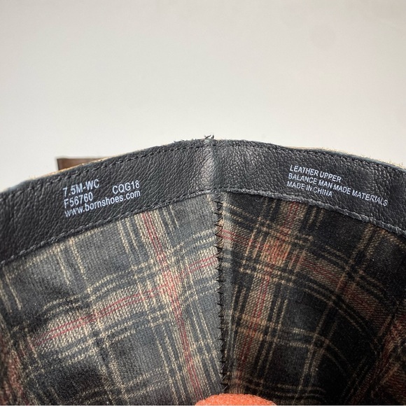 Born Gibb Knee High Wide Calf Brown Leather Boot 7 1/2 M - Picture 13 of 16